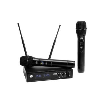 307400 Omnitronic UHF E-FLEX 2 dual radio microphone