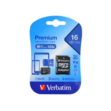 230263 music world Verbatim 16GB microSDHC Card