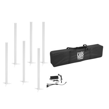 307210 eurolite Set 6x AKKU LED Party Tube IR