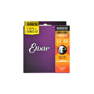 292745 Elixir Bronce fosforado Nanoweb 12-53