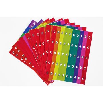 213725 Boomwhackers Chroma-Notes Stick-Ons