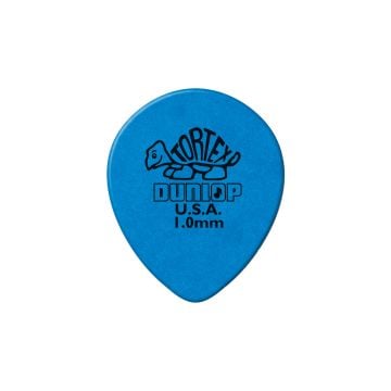 303164 Dunlop Pick Tortex Teardrop Blau 1.00
