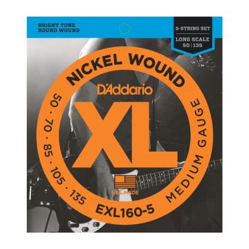 290743 DAddario EXL160-5 Bass