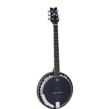 280711 Ortega OBJ350/6-SBK 6-String Banjo