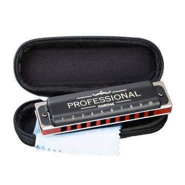 263006 Cascha Professional Blues Harmonica G
