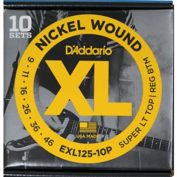 292077 DAddario EXL125-10P Electric 10 Sets