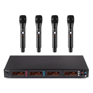 305140 Power Dynamics PD504H 4x Handheld Funkmikro