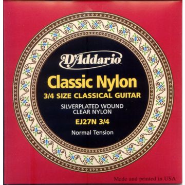 254618 DAddario EJ27N 3/4 Classic Nylon