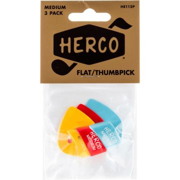 285088 Dunlop Herco Daumenpicks 3 Pack