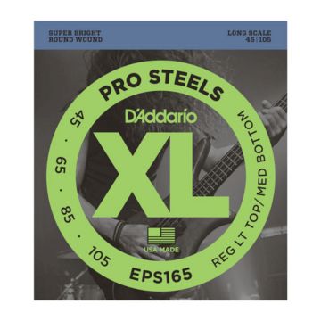 252540 DAddario EPS-165 Bass Pro Steels