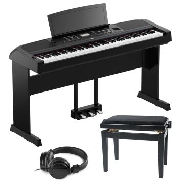 230010 Yamaha DGX-670 B Black Bundle XL