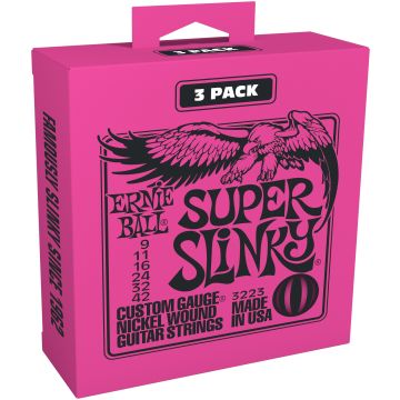 274173 Ernie Ball EB 3223 Super Slinky  3er Pack