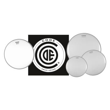 235927 CODE Drumheads DNA Clear Set Rock