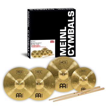 266741 Meinl HCS1314+10S Ensemble de cymbales