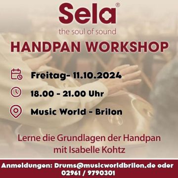 303201 music world Sela Handpanworkshop