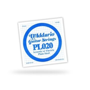 281133 DAddario PL020 Einzelsaite - 020