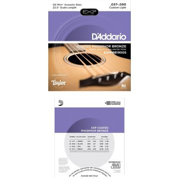 295945 DAddario EXP Akustik Bass GS Mini