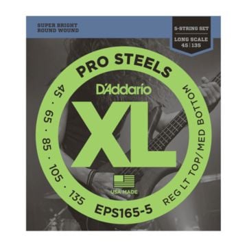 220049 DAddario EPS-165-5 Bass Pro Steels