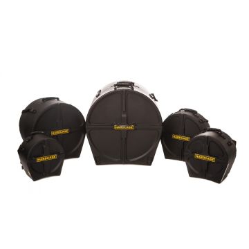 259796 Hardcase Drum Set Case Rock Fusion 3