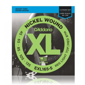 254627 DAddario EXL165-5 Bass