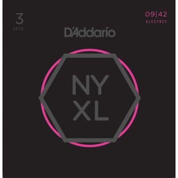 289265 DAddario NYXL 0942 Electric - 3 Packs