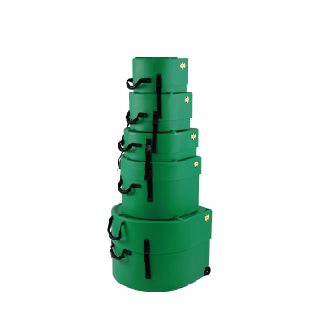 252797 Hardcase Estuche Fusion Set 2 Verde Oscuro