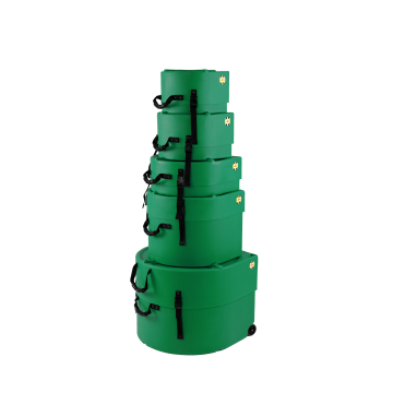 252797 Hardcase Fusion Case Set 2 Dark Green
