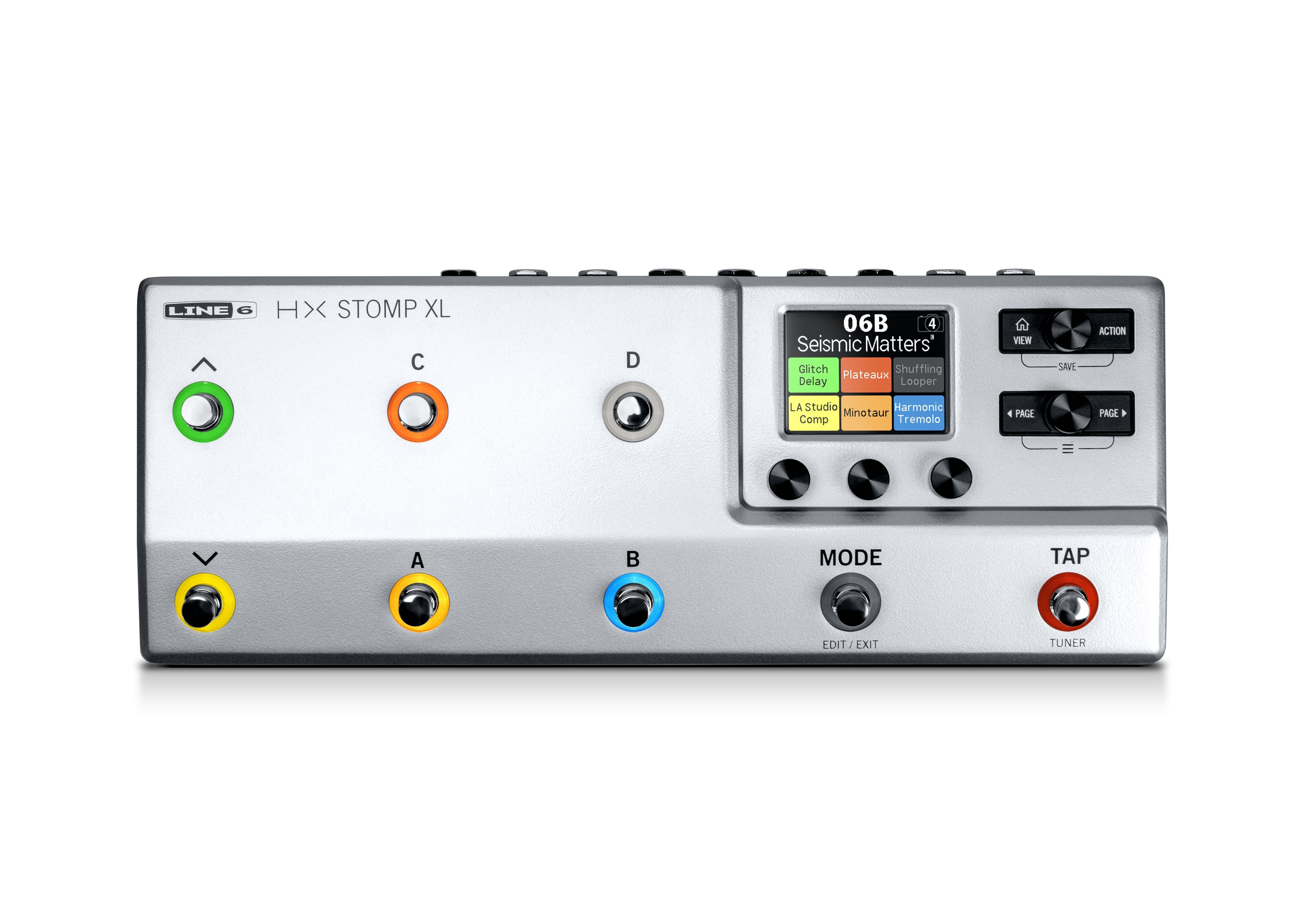 ギター Line 6 HX Stomp XL Line 6 HX Stomp XL Silver - Multi-Effektpedal mit Premium-Klang