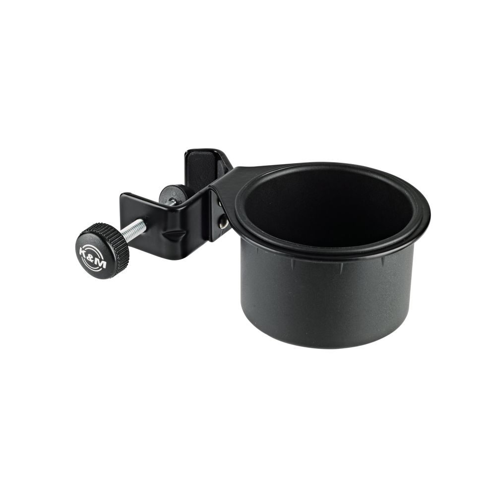 K&M 16024 black can holder – for cups and drinks