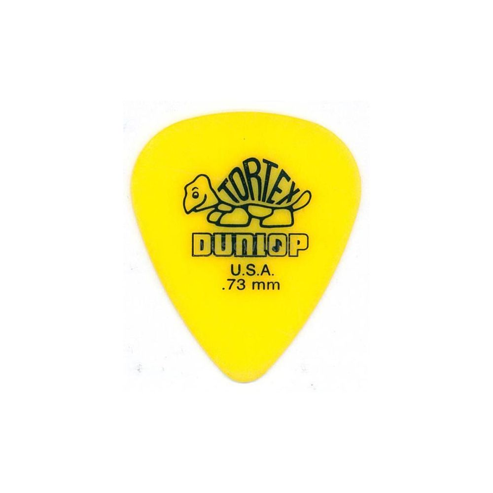 245121 Dunlop Pick Tortex Standard Gelb 0.73