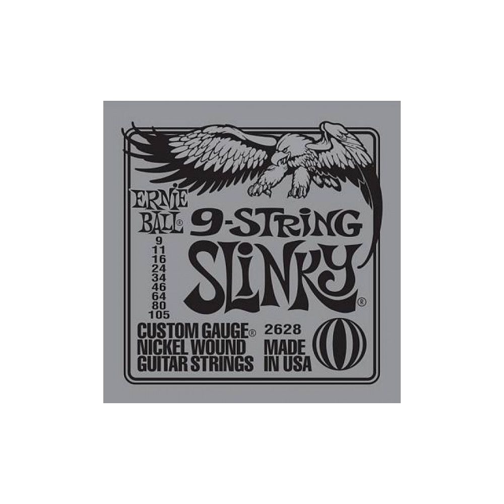 287561 Ernie Ball EB 2628 9-String Slinky