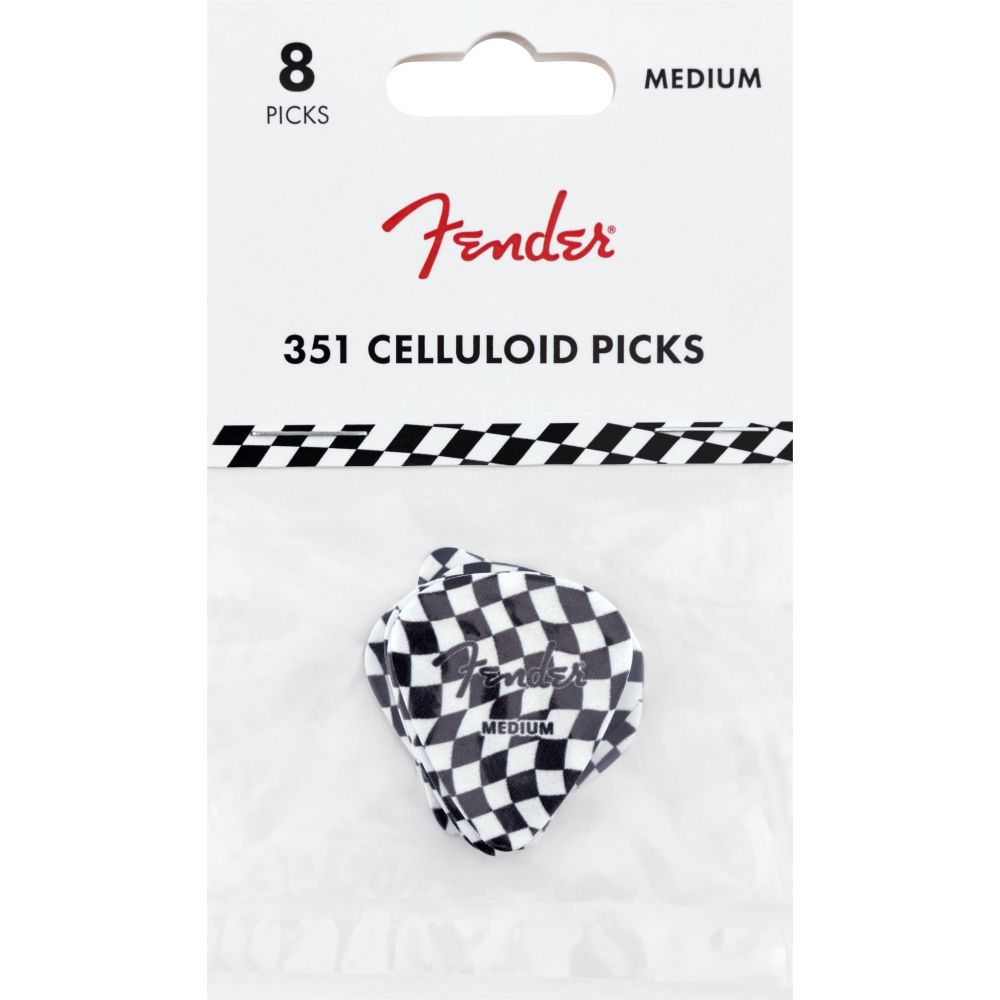 300215 Fender Wavy Checkerboard Picks