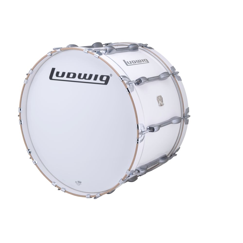 280766AUS Ludwig Ultimate Bass 20x14'' White AUSSTELLER