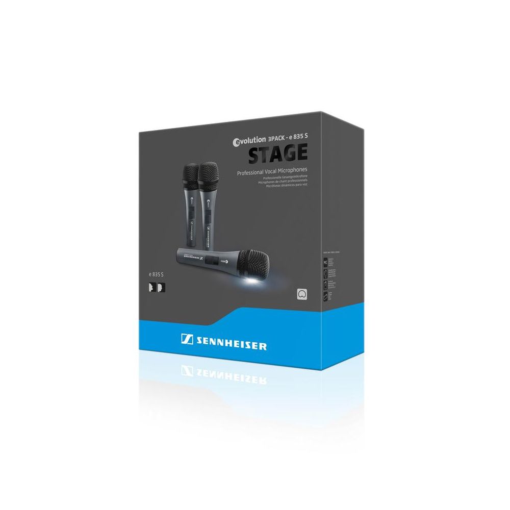 206849 Sennheiser e 835 S 3 Pack