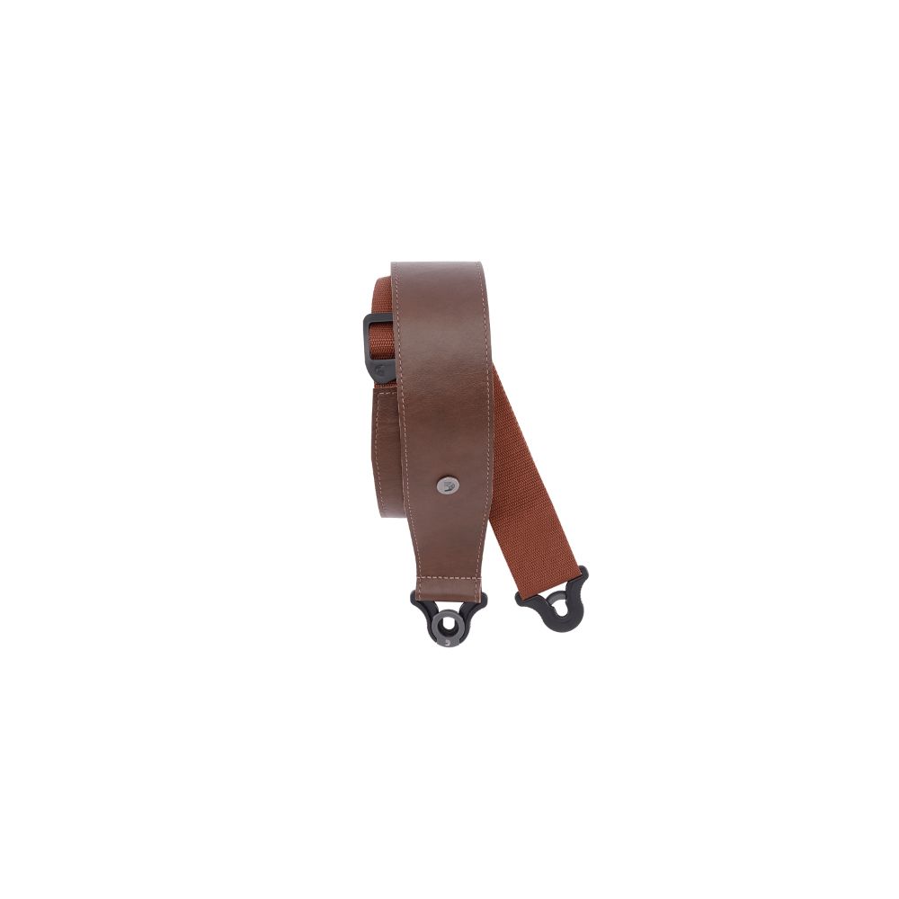 288059 DAddario Auto Lock Guitar Strap Leder