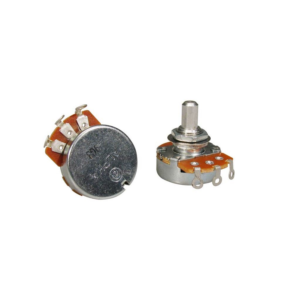 297568 Alpha Parts 250K Poti - Solid Shaft