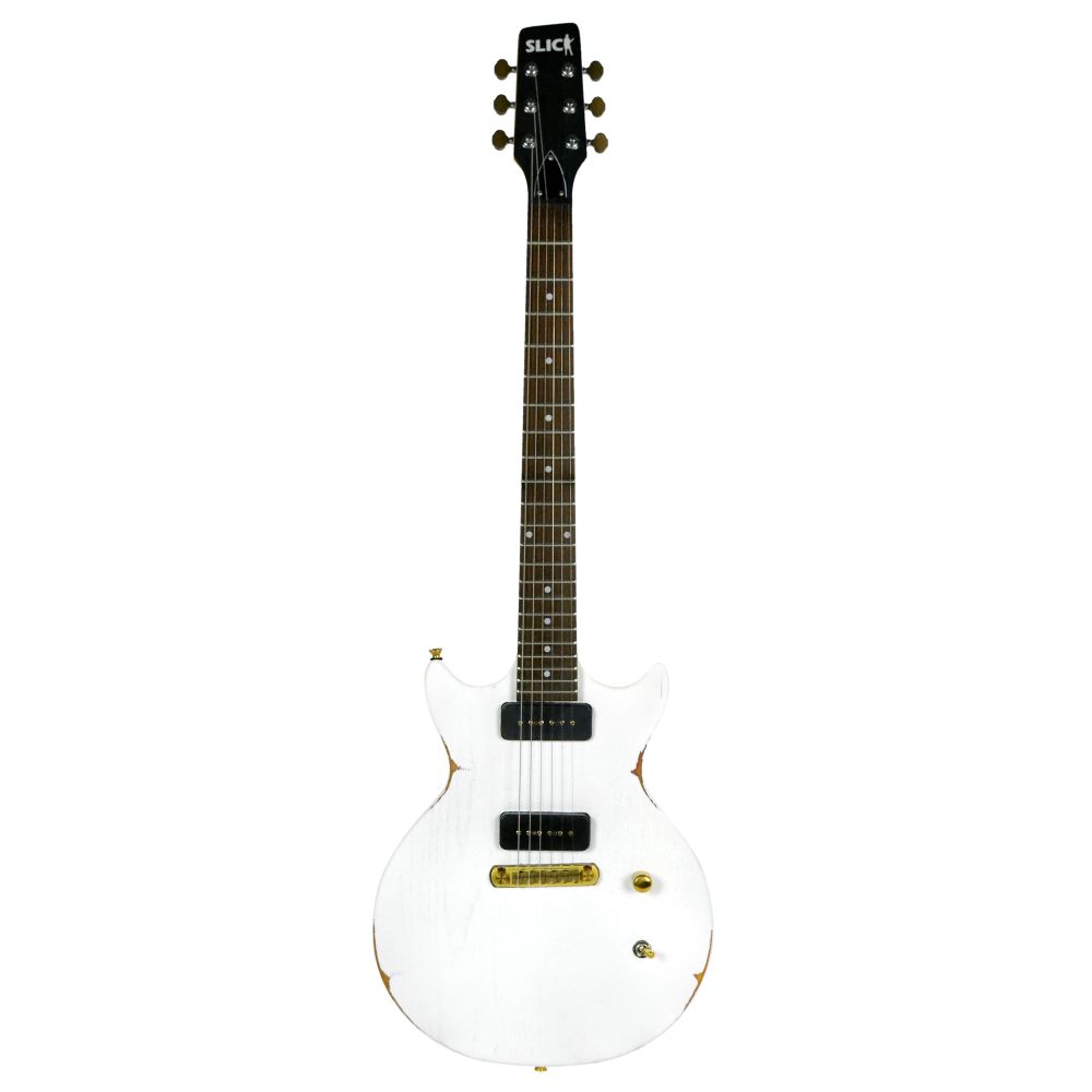 298626AUS Slick Guitars SL 60 WH AUSSTELLER